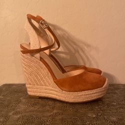 Jessica Simpson Tan Wedges- NEW