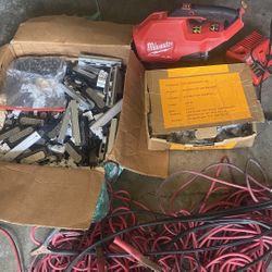 Outdoor Power Cords RIDGID ,  Door Stops, Windows ,  Milwaukee Spot Blouse , Charger. Used  