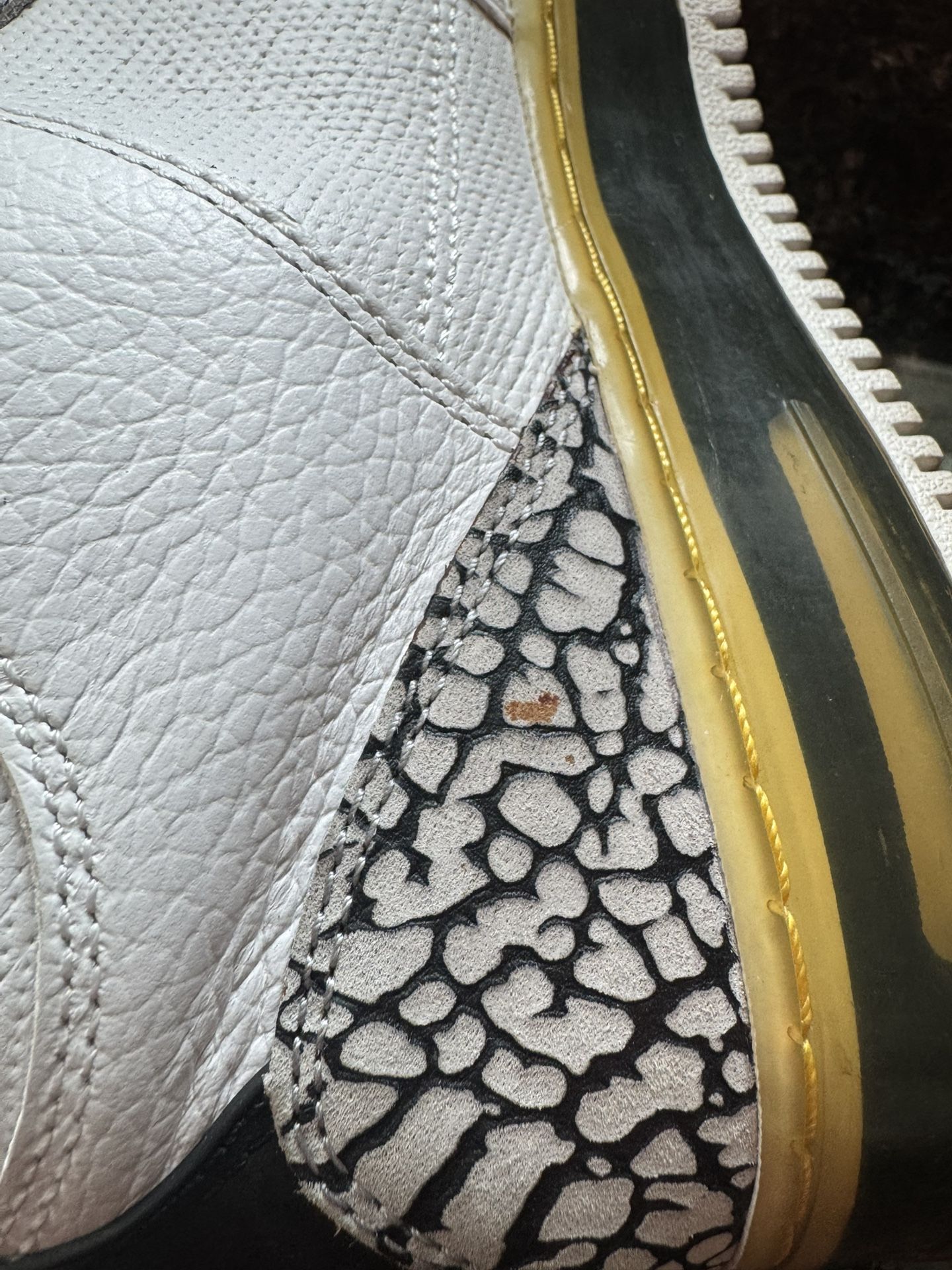 Air Jordan Fusion White Metallic Black Varsity Maize 323626 101