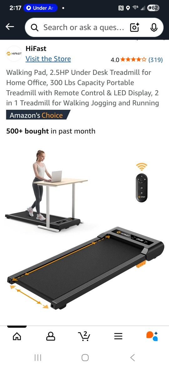 Hifast Treadmill Brand new