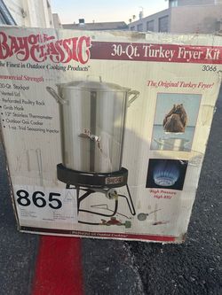 30-qt Aluminum Turkey Fryer Kit