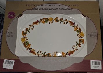 18 INCH OVAL SERVING PLATTER