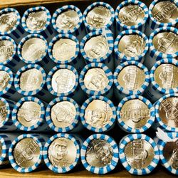 2022-D Jefferson Nickel Original Bank Wrapped (OBW) Rolls