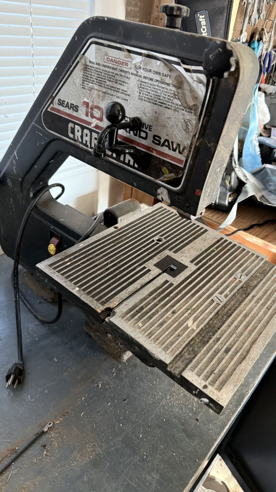 Sears Craftsman 10” Direct Drive Band Saw | Wood Working Tools