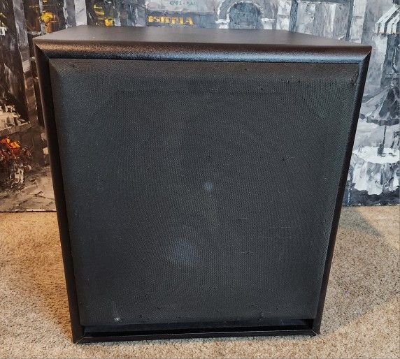 Velodyne CT-100 is a 10-inch, front-firing powered subwoofer,