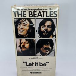 The Beatles - Let It Be - Official 1981 Magnetic Video Co., CBS/Fox VHS Ex 1970