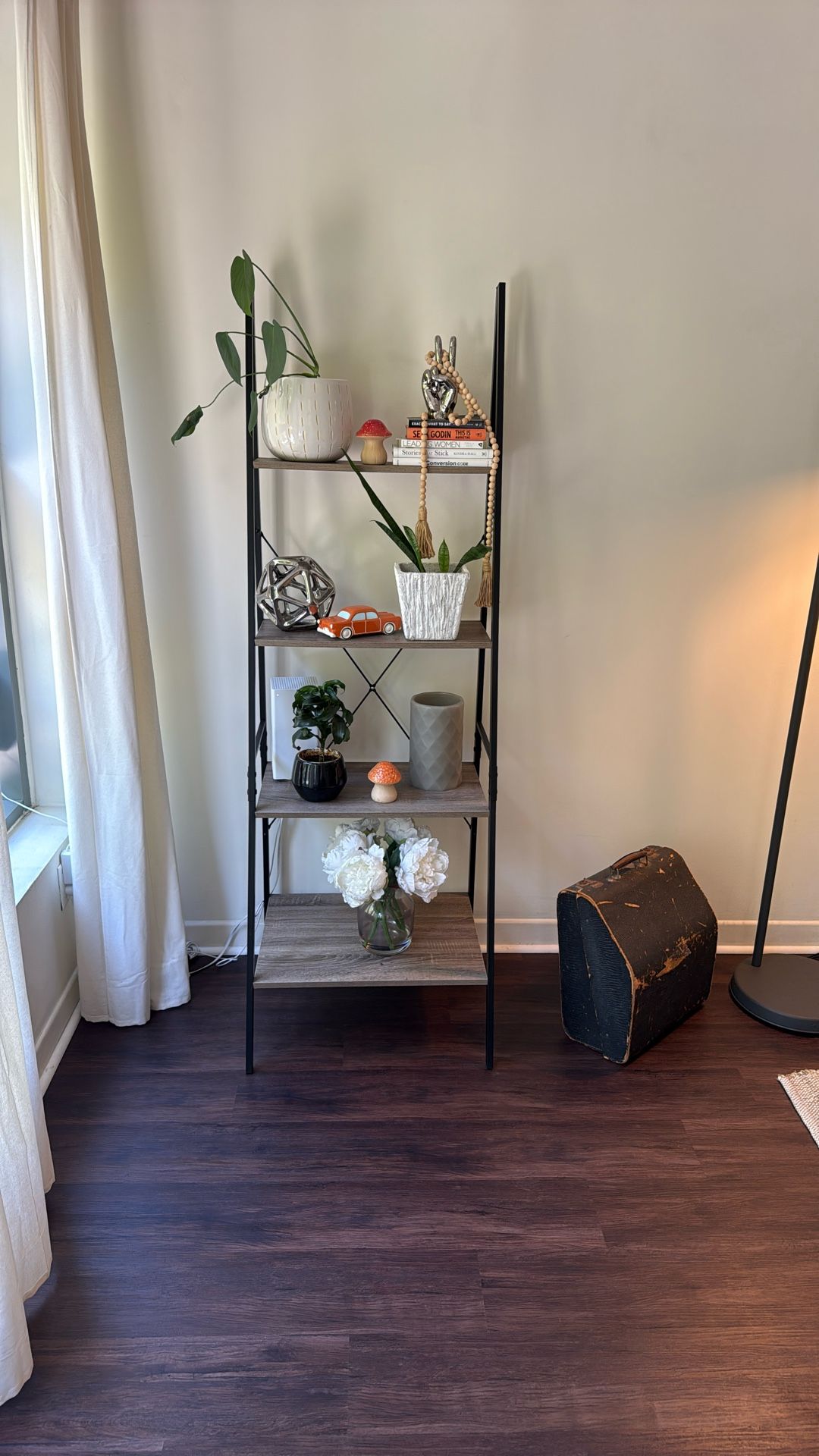 4 Tier Ladder Bookcase/plant Stand