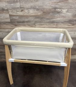 Baby Delight Heirloom Willow Wood Bassinet in Organic Oat