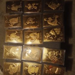 Baseball Cards Gold Very Nice 