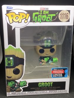 NYCC 2022 Funko Pop! I Am Groot #1116 Limited Edition Comic Con Official Sticker