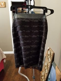 Black layer skirt