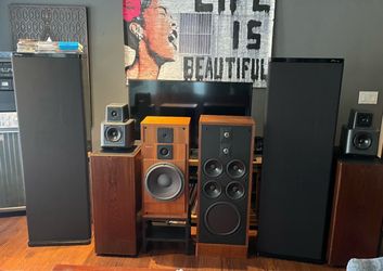Rebuilt KEF Reference 107 Speakers Rosewood Sounds amazing