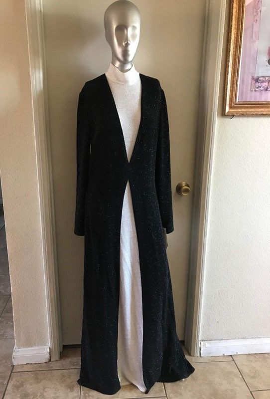 Woman Black And White Dress 