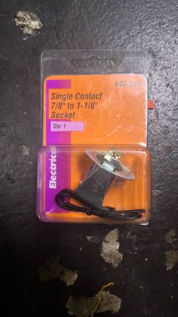 Single Contact 7/8 to1-1/8 Socket