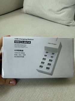 NEW 50W 10-Port USB Charging Station – 4 USB-C + 6 USB Ports
