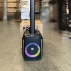 FOL  Bluetooth wireless professional system with wireless Microphone & LED lights🎶🎶🎶 