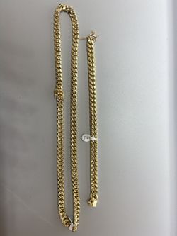 10k gold Miami Cuban chain and bracelet combo, NEW YEAR SPECIAL!