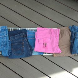 Jeans Skirt & Capris Size 6