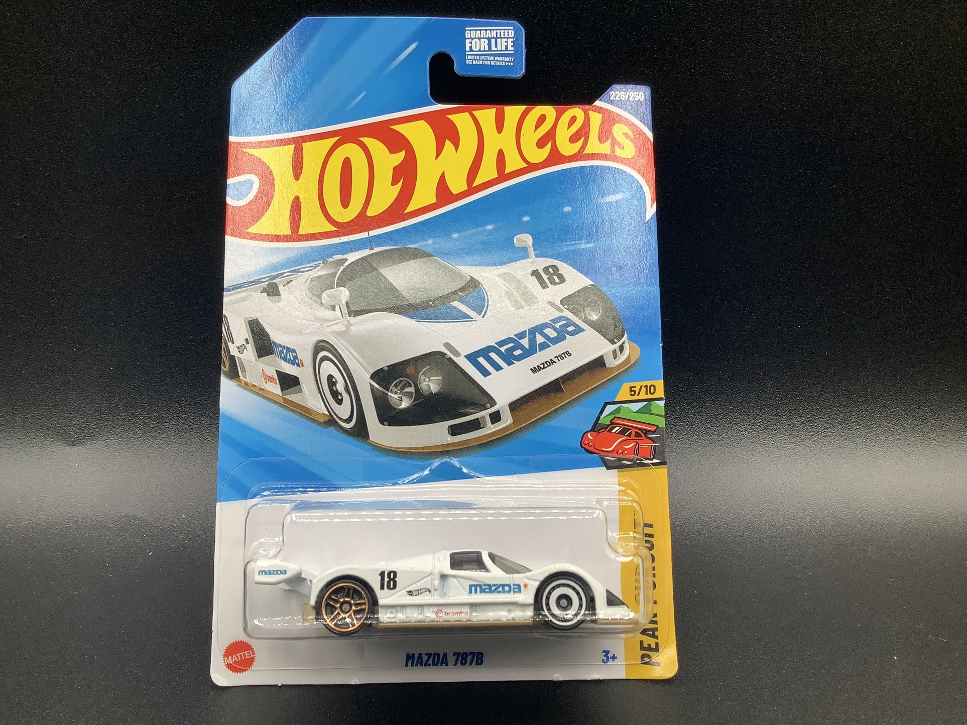 Hot Wheels 2025 White Mazda 787B 226/250 Peak Pursuit 5/10 N Case