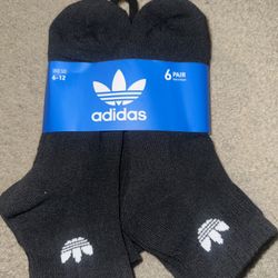 Adidas socks size 6-12