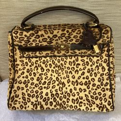 The Find Animal Print Kelly Cowhide Leather Bag