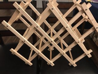 Foldable Wooden Wine Rack