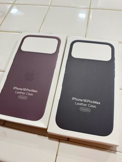 Apple iPhone 18 Pro Max Leather Case MagSafe