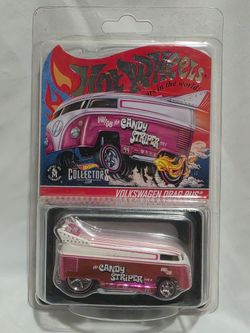 Hot Wheels RLC Exclusive Candy Striper VW Drag Bus 08190/20000 Pink