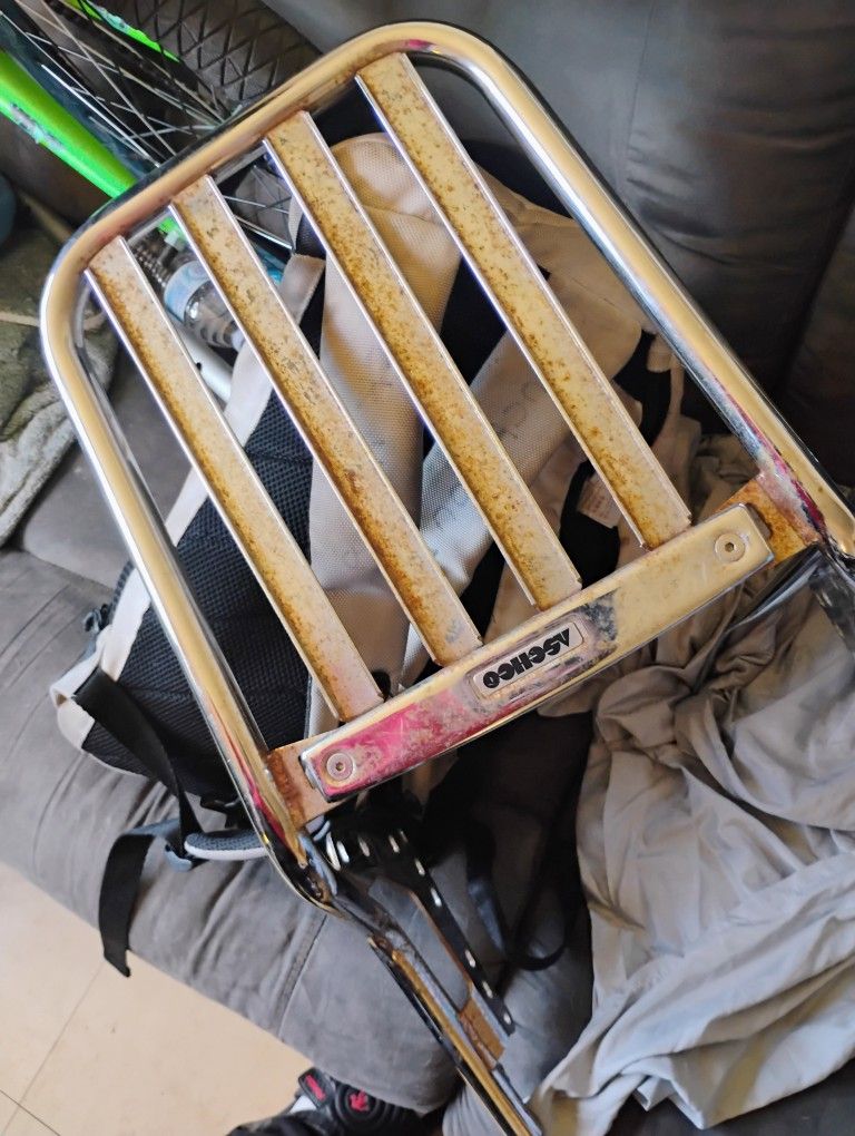 Luggage Rack And Sissy Bar For A 550 Suzuki 