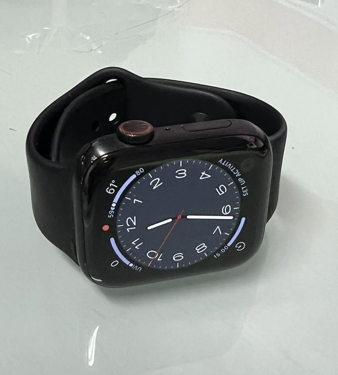 Apple Watch Series 6 44mm black (GPS + Cellular) - titanium  Case - Used