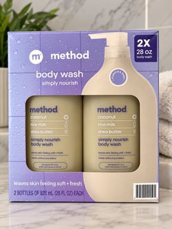 Method Simply Nourish Body Wash 2-Pack 28 oz