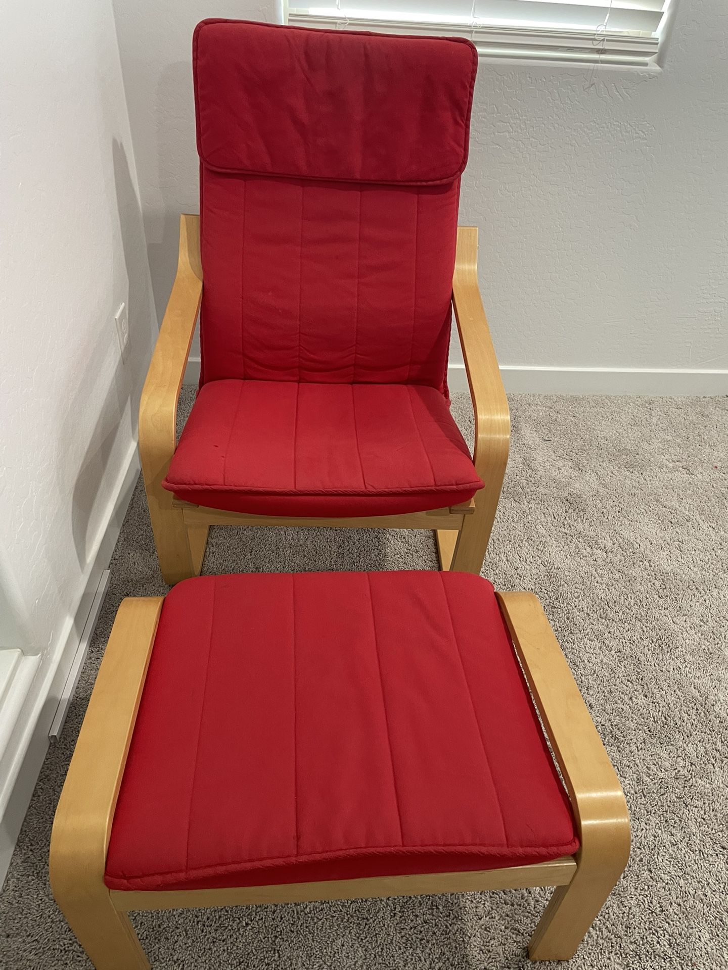 Arm Chair With Ottoman