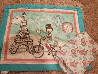 Two Twin Comforter/sheet Sets Paris