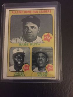 Babe. Ruth baseball. Card vintage
