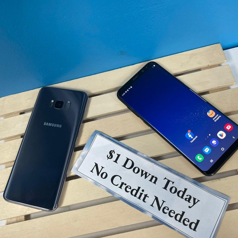 Samsung Galaxy S8 PAYMENTS AVAILABLE $1 Down Today