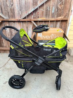 Evenflo Pivot Xplore double stroller/wagon.