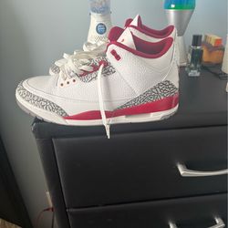 Cardinal Red  Retro Air Jordan 3s