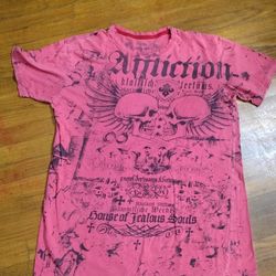 Vintage Y2K Affliction T Shirt Size XL