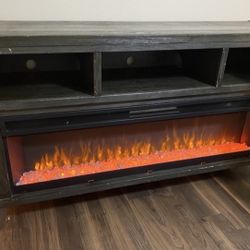 Electric Fireplace TV Stand