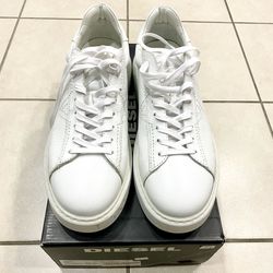 Diesel Black Gold white low-top sneakers size 10.5