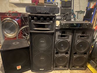Pyle, Rockville, and Technical Pro DJ PA Sound System Bundle