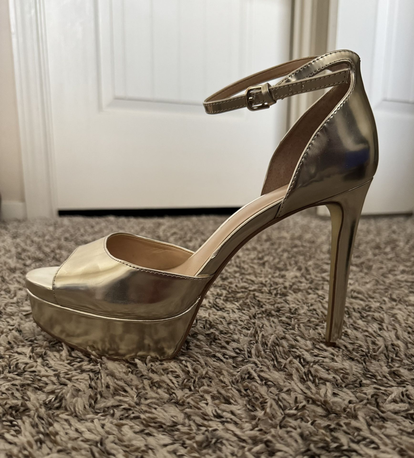 Gold heels