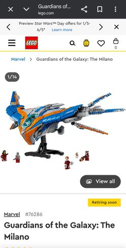 LEGO Marvel Guardians of the Galaxy: The Milano #76286