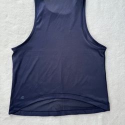 WOMENS LULULEMON SIZE 8 TANK TOP NAVY