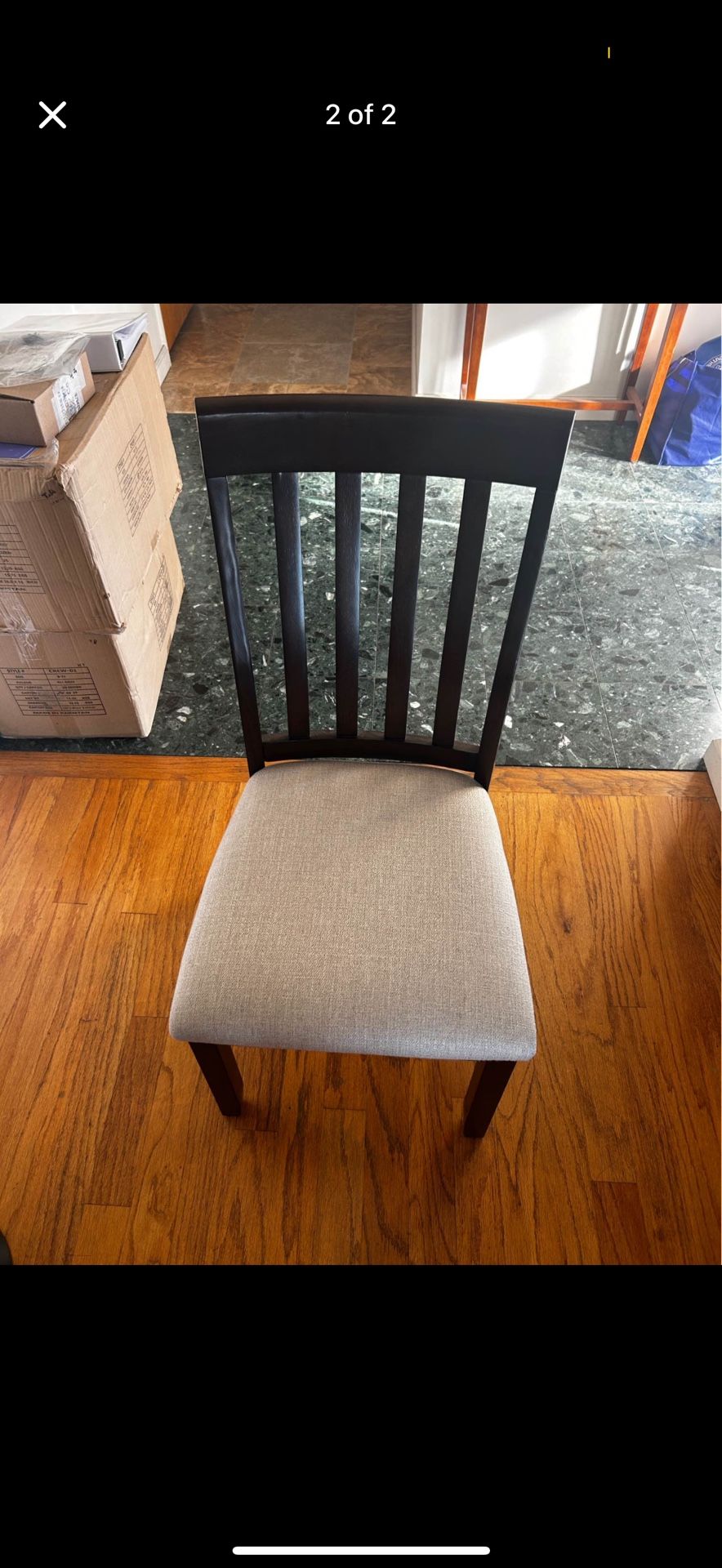 Dining table with the chairs