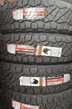 37 1350 22 NITTO RIDGE GRAPPLERS BRAND NEW TIRE TIRES $540 EACH OR $2160 FOR A SET OF 4 WHILE SUPPLIES LAST FINANCING AVAILABLE DELIVERY AVAILABLE
