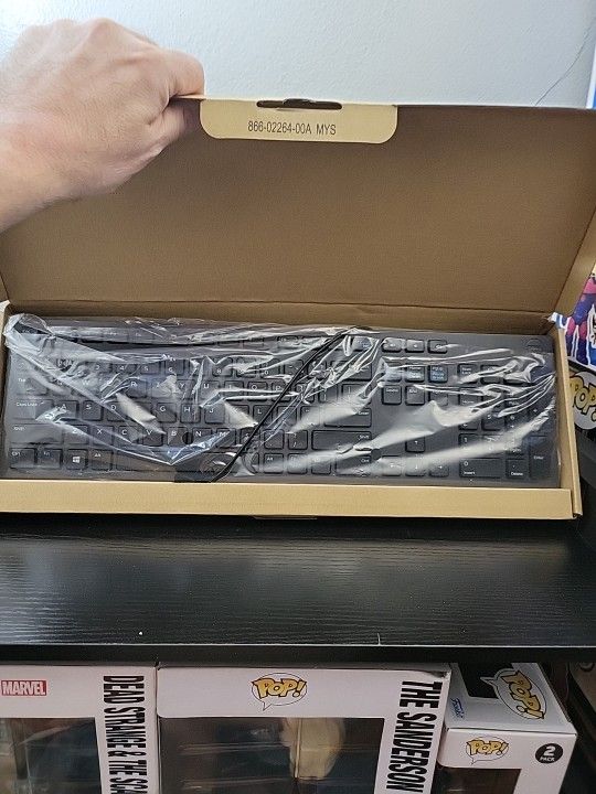NIB Dell 580-ADMT KB216 Wired Keyboard - Black