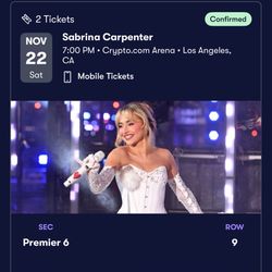 Sabrina Carpenter Tickets 