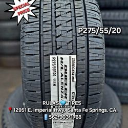 P 275/55/20 BRIDGESTONE DUELER ALENZA HL (Brand New Tires / Special Price)