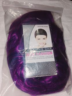 Purplish wig (measurements in pic)